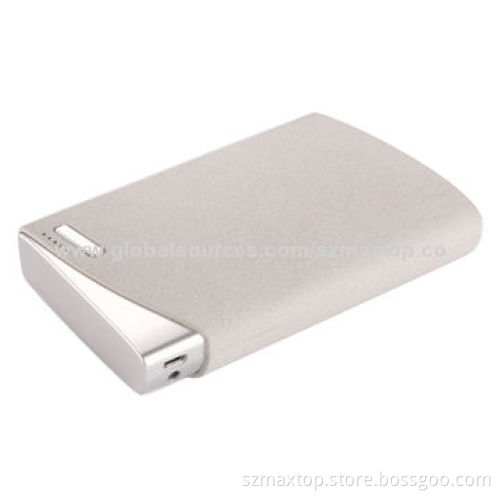 Two USB Power Bank, Fluff Paint Surface,13,000mAh Capacity, with LED Light, Optional Three Color